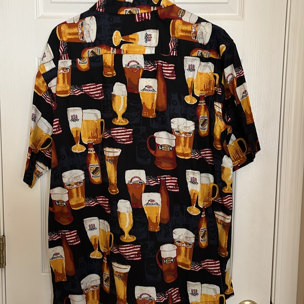Croft and Barrel Men’s shirt/ beer/ cotton/short sleeve/ large - Picture 3 of 3